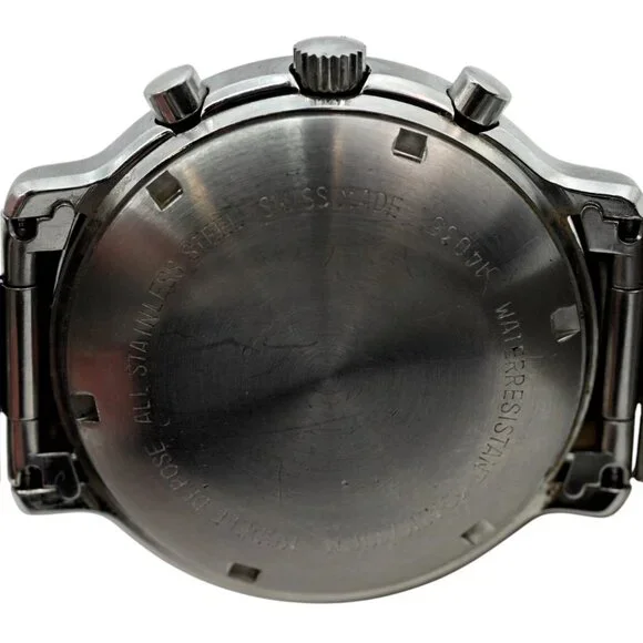 Bucherer 40mm Men's Automatic 7750 Chronograph Day-Date SS Watch